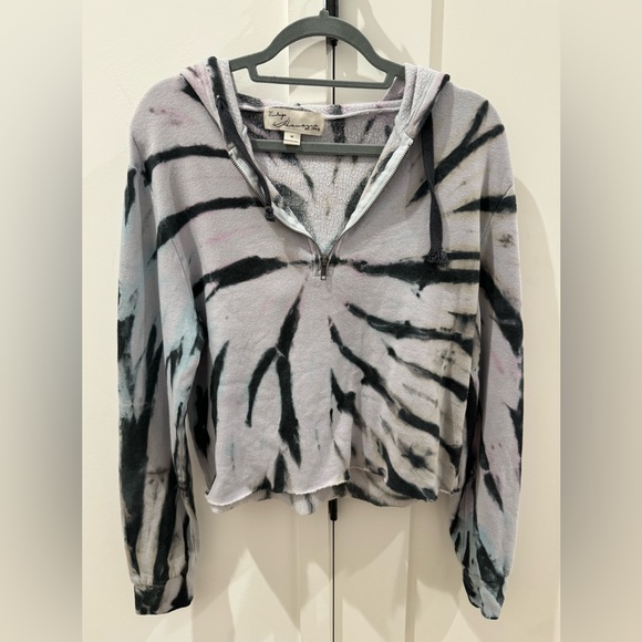 Vintage Havana Medium Tie Dye Zip Up Sweatshirt. 💜 - Picture 2 of 5